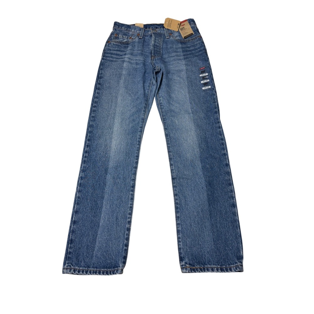 NWT Levis 501 Original Women‎ 28x30 Medium Wash High Rise Straight Leg Jeans